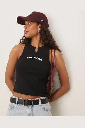 Dickies Longline-top med V-hals