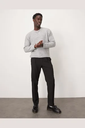 SELECTED Bukser i afslappet stil med linning i tapered fit i