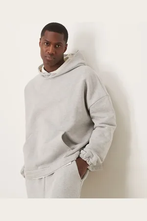 ASOS Premium - hættetrøje i kraftigt 650 gsm-materiale med firkantet og oversized pasform - Del af sæt