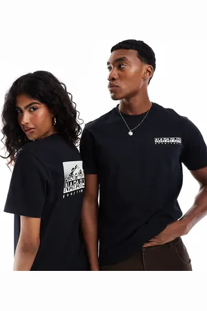 Napapijri Aleen - T-shirt med bjergprint på ryggen