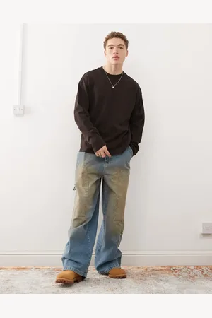 Weekday Langærmet T-shirt med firkantet pasform