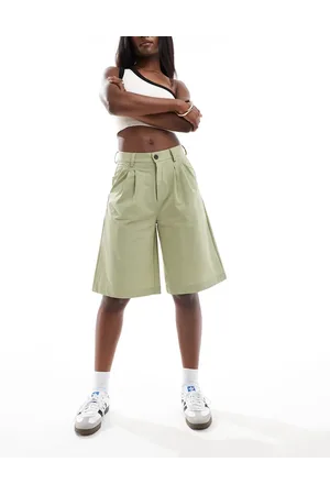 Noisy May Højtaljede bermuda-shorts i