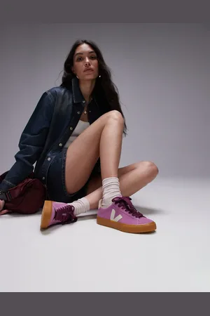 Veja Campo - Pink sneakers i ruskind