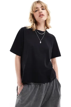 Weekday Perfect - afslappet T-shirt i bomuld