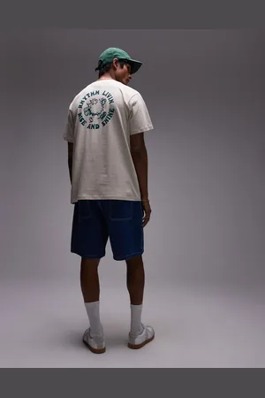 Rhythm Shine - Cremehvid T-shirt med korte ærmer
