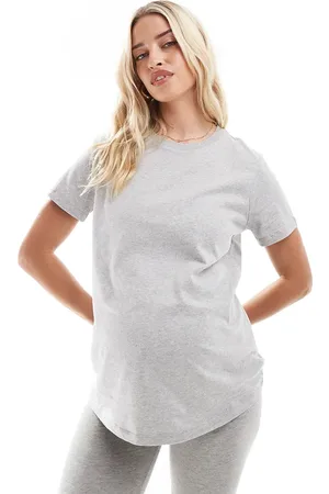 ASOS ASOS DESIGN Maternity - Pakke med 3 ultimative T-shirts med rund hals i bomuldsblanding