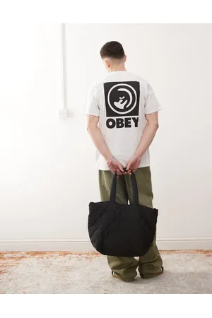 Obey T-shirt med grafisk øje- og logoprint på ryggen
