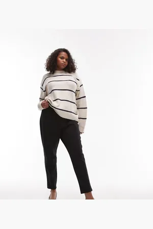 MANGO Curve - Sorte leggings i slim fit