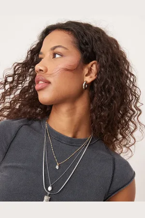 Free People Vasket ribstrikket baby-T-shirt med raglan-detaljer