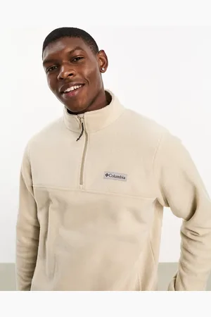 Columbia Steens Mountain - fleece-trøje med halv lynlås-Neutral