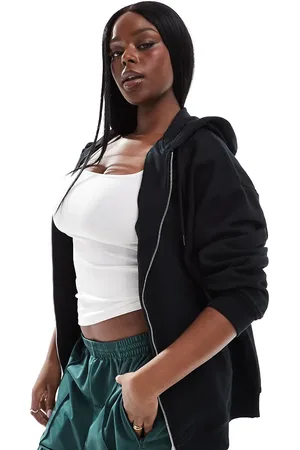 ASOS ASOS DESIGN Curve - Oversized hættetrøje med lynlås i