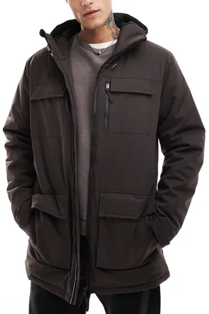 Threadbare Parka-jakke med flere lommer