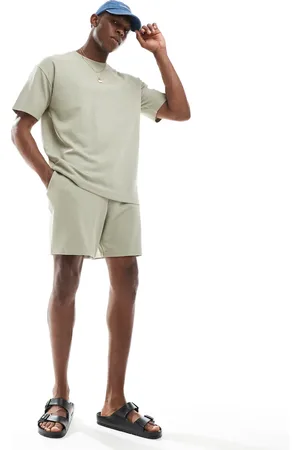 New Look Shorts med vaffelstruktur-Brun