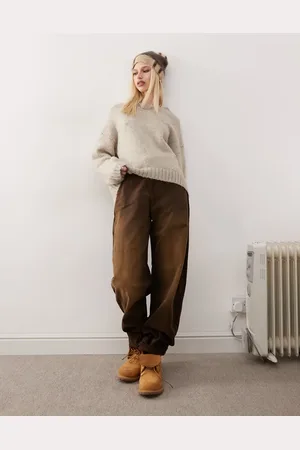 Monki Sweater med rund hals-Neutral