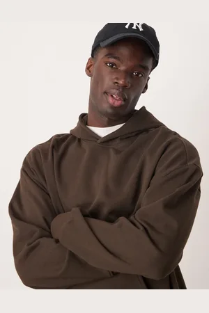 New Look Mørkebrun oversized hættetrøje - Del af sæt