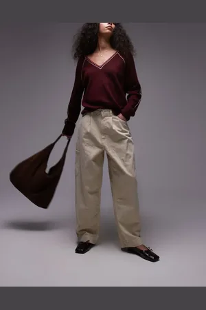 Topshop Elegante cargobukser-Neutral