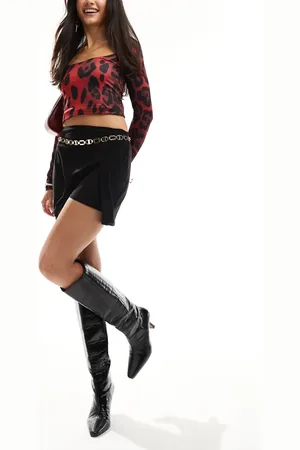 Fashionkilla Superblødt mini-skort i
