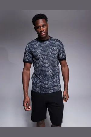 EA7 Armani - - T-shirt med gennemgående logo - Del af sæt