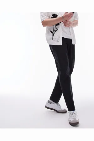 Topman Elegante, tapered bukser i kompakt, bomuld