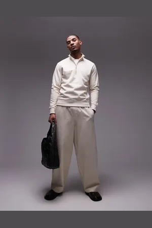 MANGO Sweatshirt med kvart lynlås-Neutral