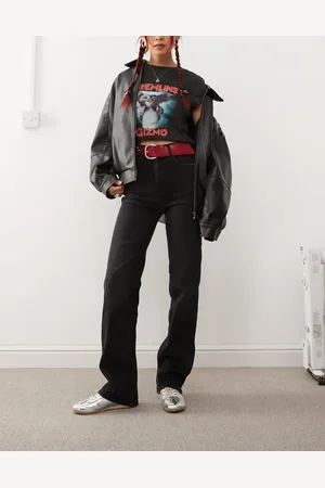 Dr Denim Moxy - Sorte jeans med lige ben