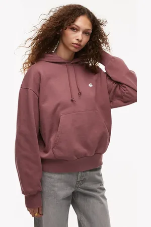 Carhartt Casey - Pink hættetrøje