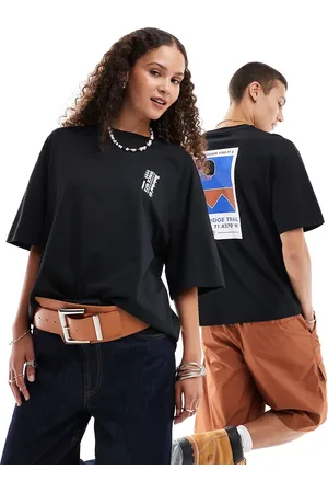 Timberland Oversized T-shirt med med geometrisk bjergprint - Kun hos ASOS