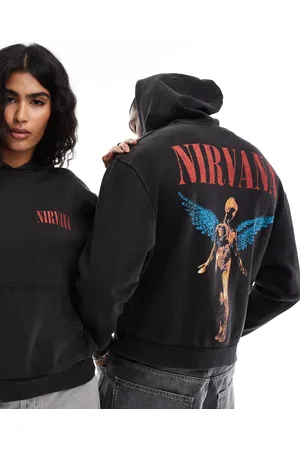 ASOS Unisex - oversized hættetrøje med Nirvana-print