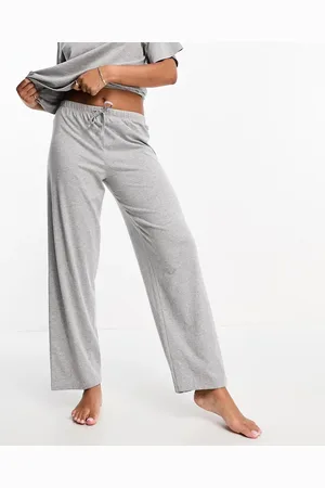 ASOS Mix og match - Gråmelerede pyjamasbukser i bomuld