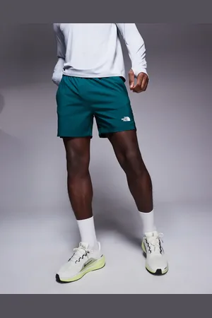The North Face 24/7 - Mørkegrønne 5-tommer-shorts med logo