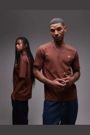 Dickies Mapleton - Cappuccino- T-shirt med lille logo