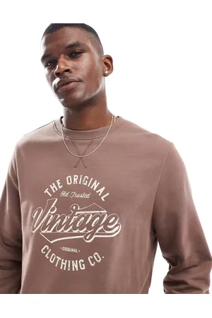 Threadbare Sweatshirt med print på brystet i fleece