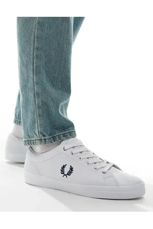 Fred Perry Hvide sneakers i læder fra B7