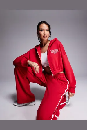 Kaiia Studio - cropped hættetrøje med lynlås og 