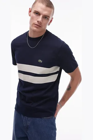Lacoste T-shirt med hvide panelindlæg