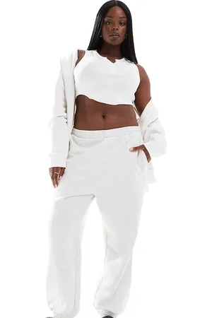 ASOS ASOS DESIGN Curve - Joggingbukser i meleret lysegrå