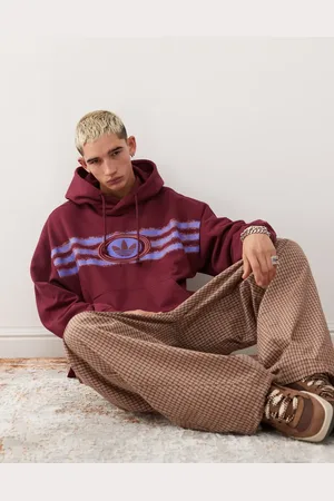 adidas Hættetrøje med grafik-Rød