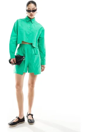 ASOS Grønne shorts med lavtsiddende lommer