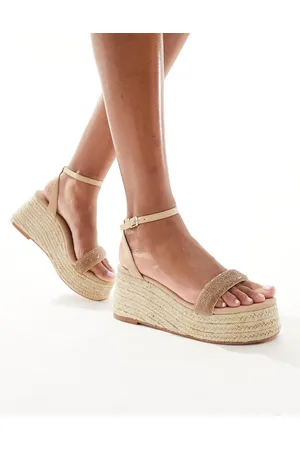 Glamorous Espadrille-sandaler med plateau-sål og