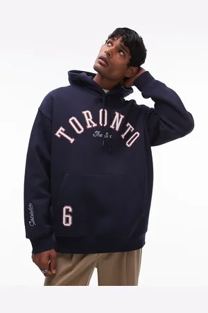 Topman Oversized hættetrøje med 