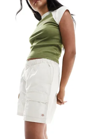 Dickies Fisherville - Cremehvide cargoshorts