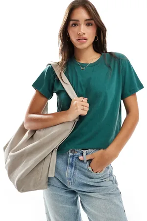 Hollister Lysegrøn og kortærmet T-shirt