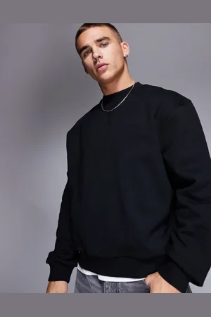 ASOS Premium - Oversized og sweatshirt med firkantet pasform i kraftigt 400 gsm-stof