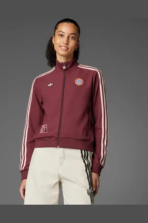 adidas FC Bayern - Terrace Icons - Rød træningsjakke