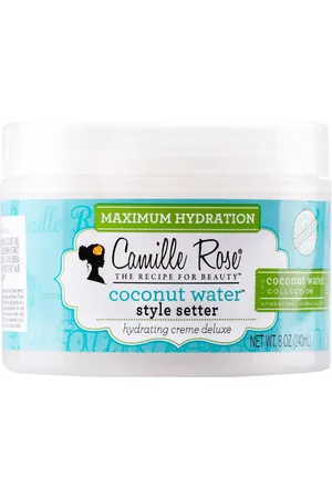 Camille Rose Coconut Water Style Setter Hydrating Creme Deluxe, 240 ml