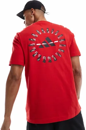adidas Predator History - Rød T-shirt med grafik