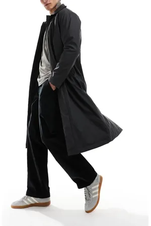ASOS Gummieret trenchcoat i