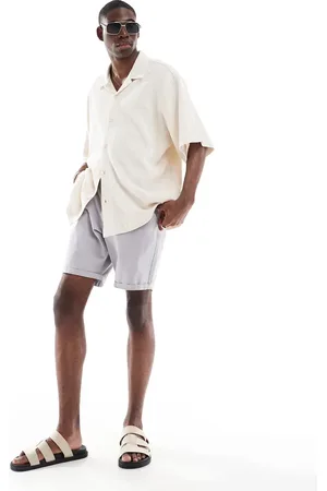 Brave Soul Grå chinoshorts