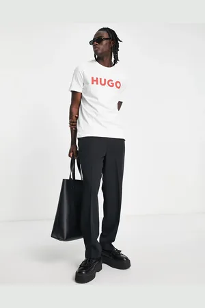 HUGO BOSS Hugo - Dulivio - T-shirt med rødt logo