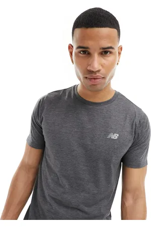 New Balance Performance Heathertech - T-shirt-Sort